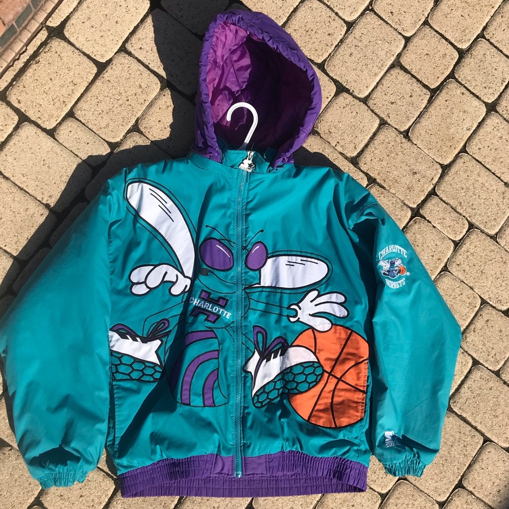 Charlotte Hornets Starter Jacket!!! 🔥🔥🔥